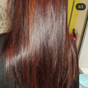cheveux long prune