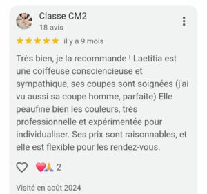 Avis client