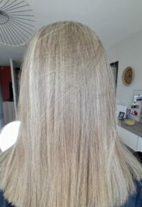 Balayage blond cendré doré