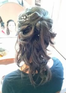 chignon essais mariée