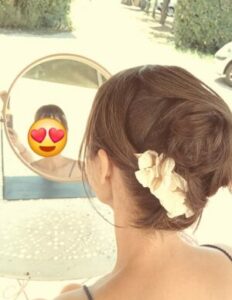 chignon mariée